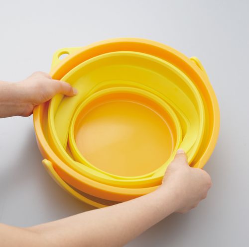 創意家居用品 硅膠桶 折疊硅膠桶
